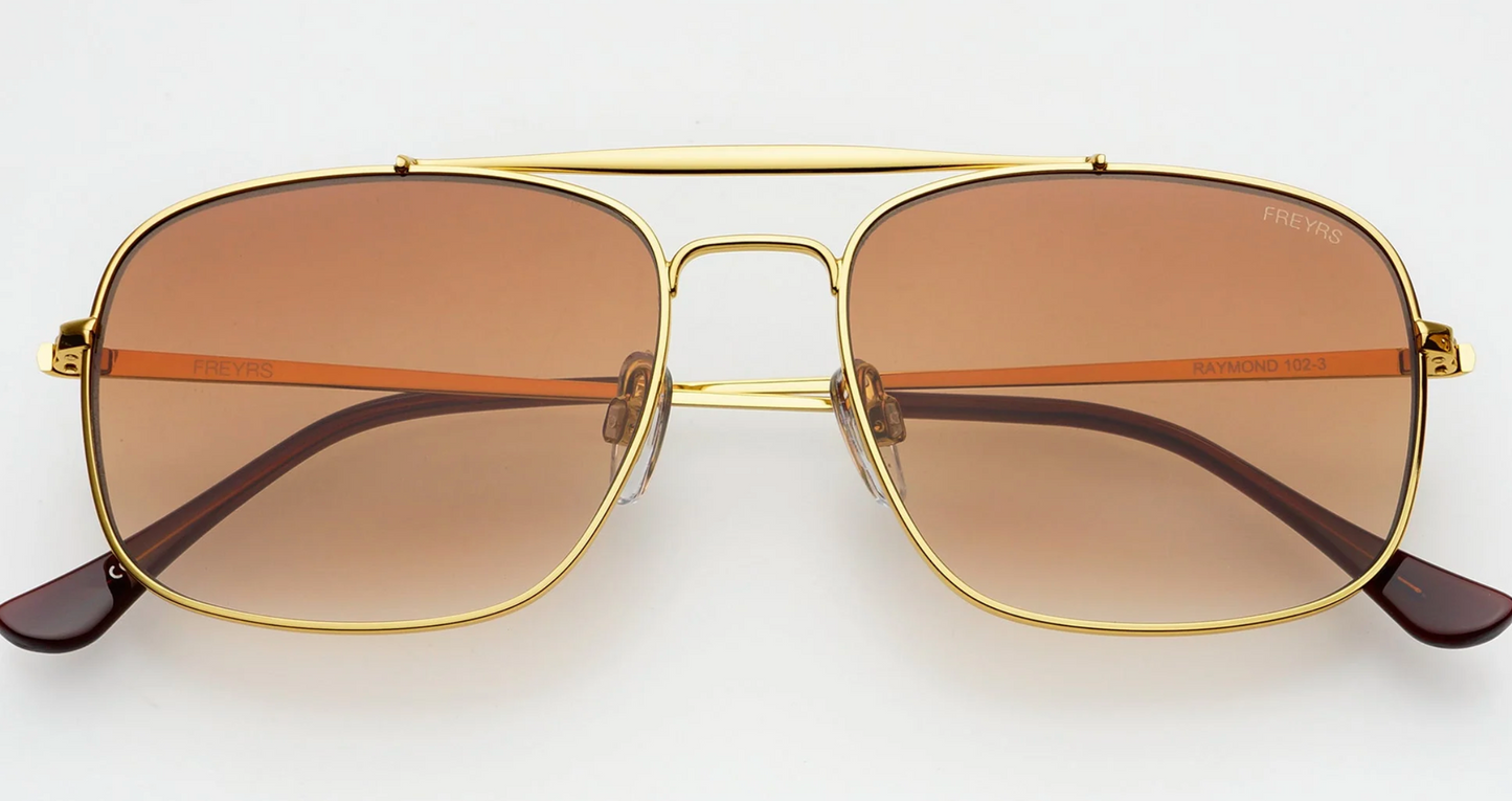 Raymond Gold Sunglasss