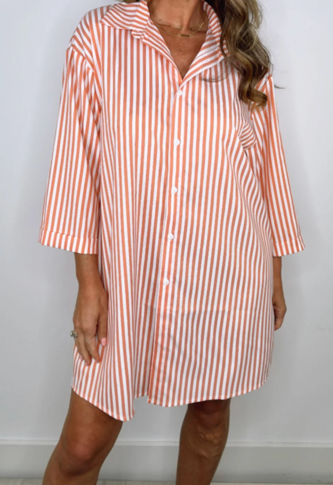 Creamsicle Me Shirt Dress