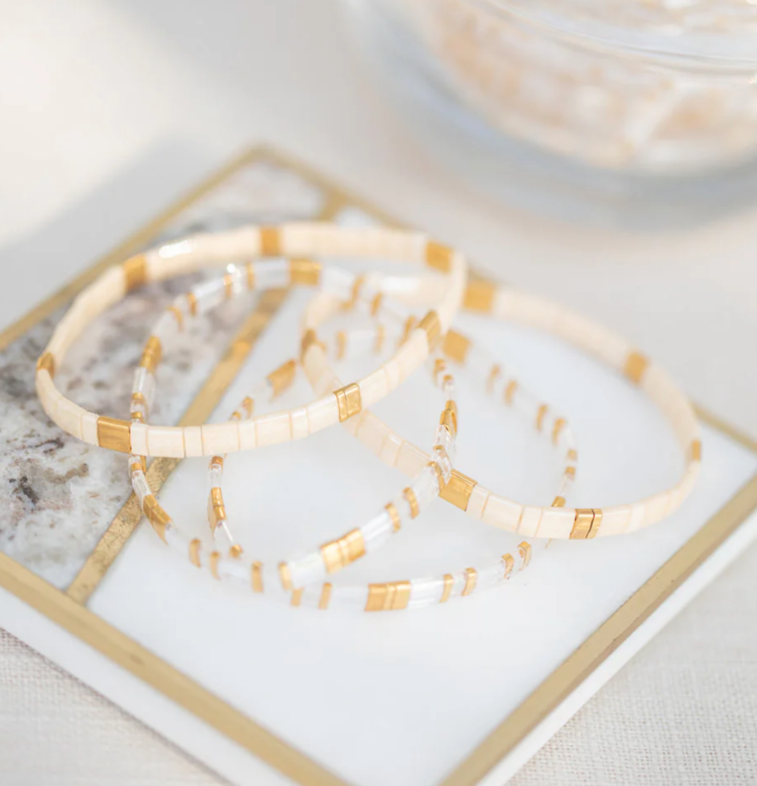 Coconut Tila Bracelet