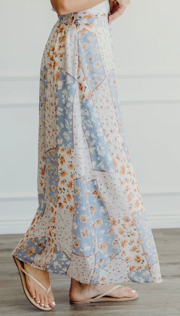Daffodil Dreams Maxi Slip Skirt