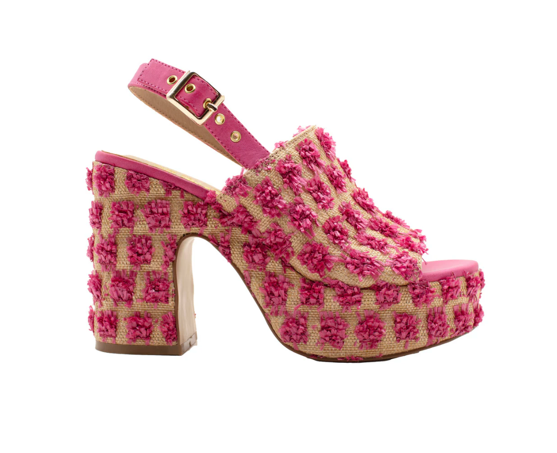 Missoula Platform Heel Fuchsia