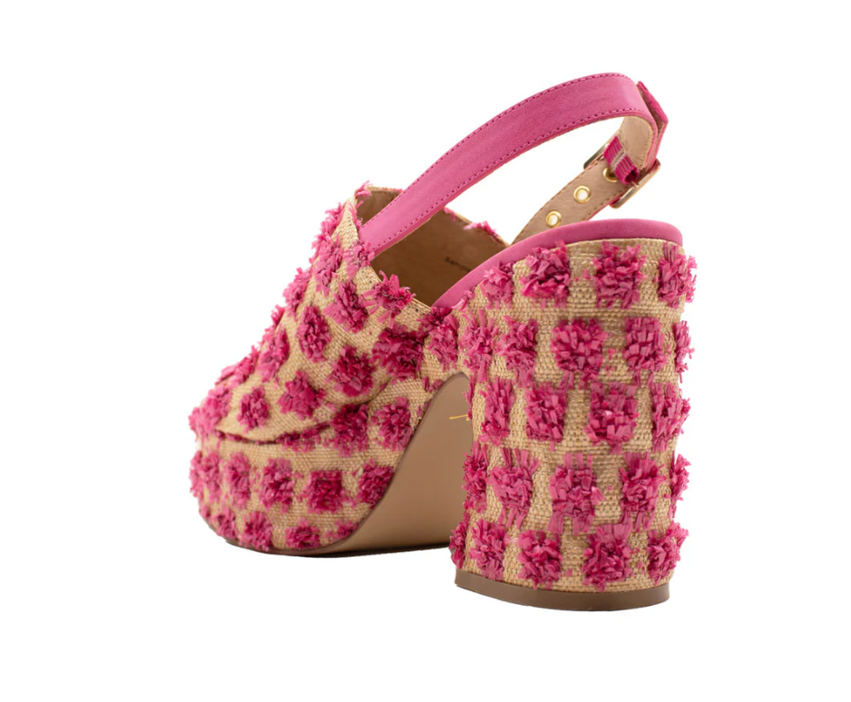 Missoula Platform Heel Fuchsia