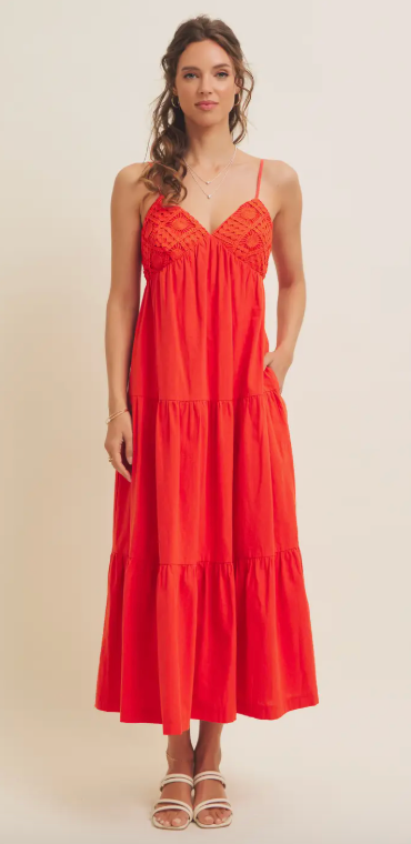 Mia Crochet Dress