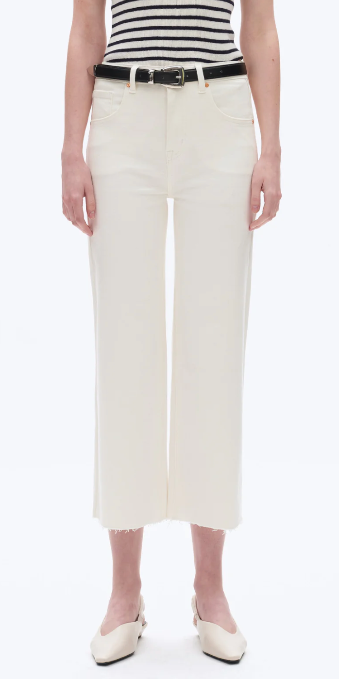 High Rise Wide Leg Denim Jeans
