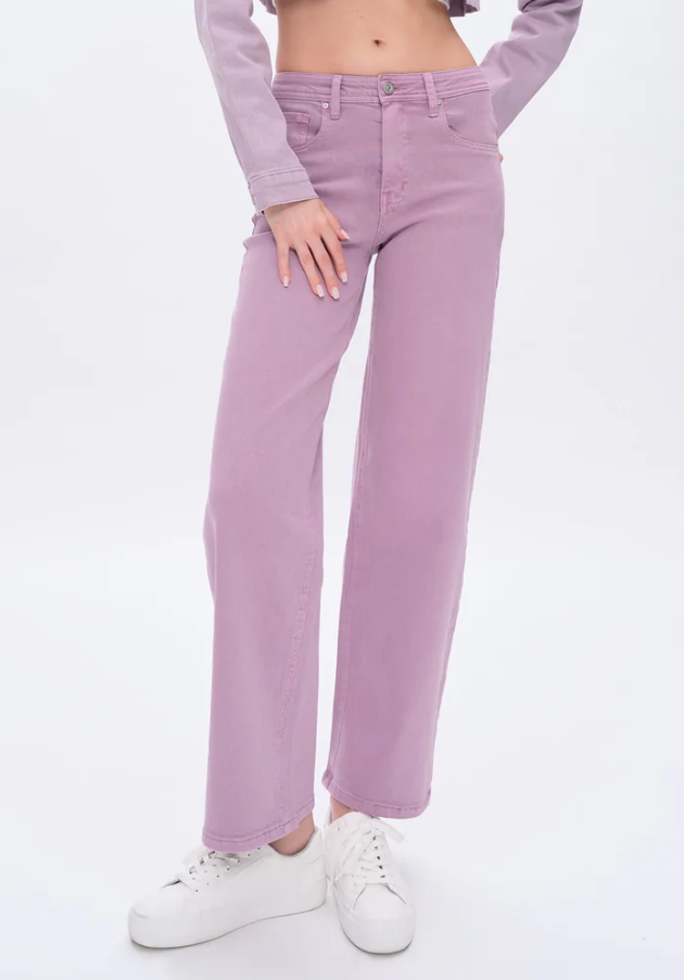 Flora High Rise Straight Pants