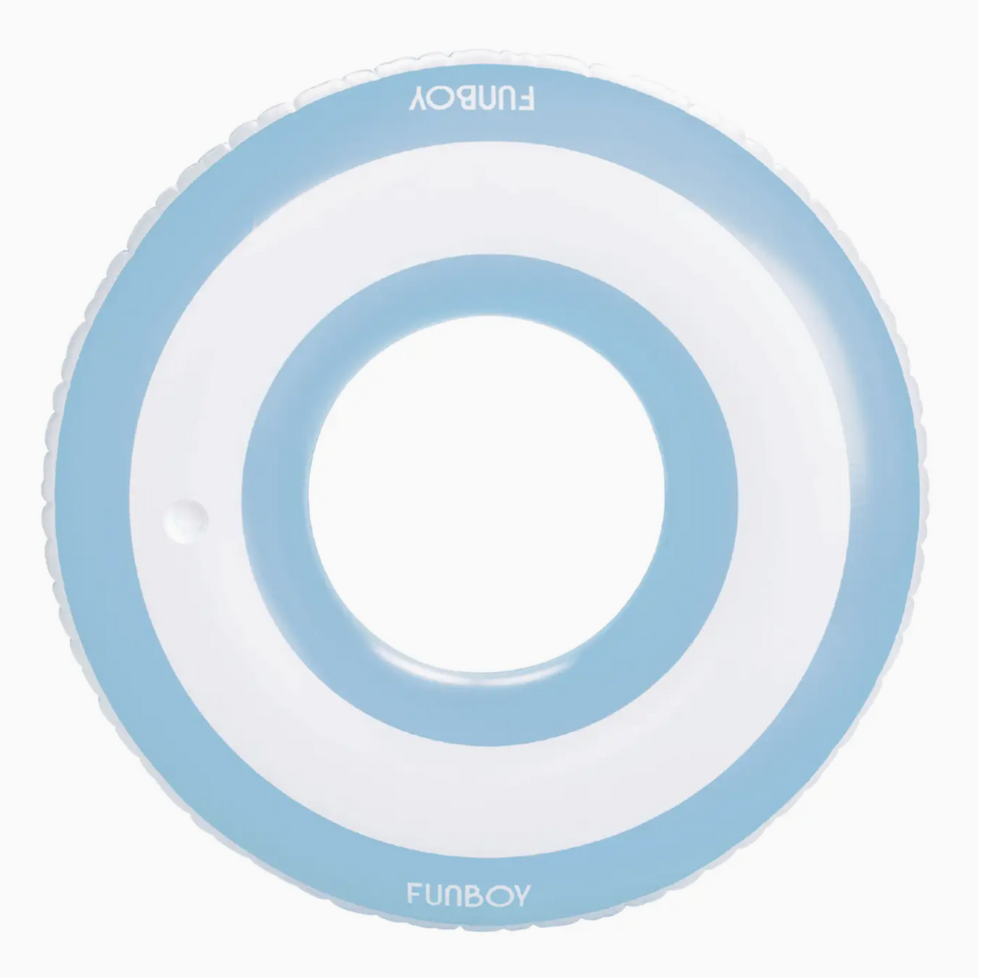 Blue & White Stripe Tube Float