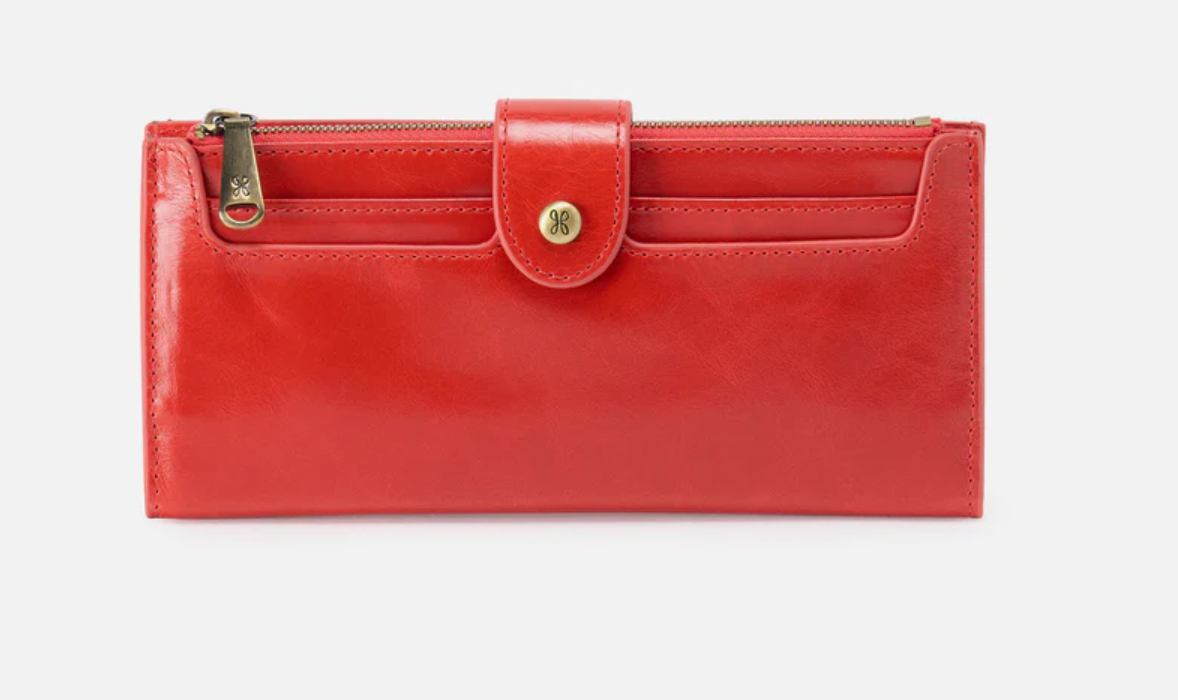 Dunn Continental Wallet in Grenadine