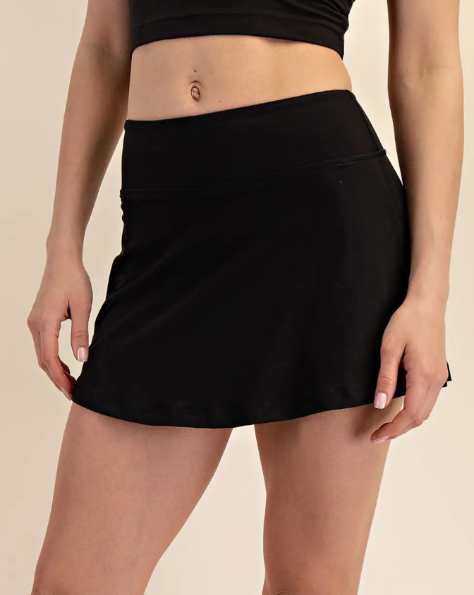 Black Butter Basic Skort