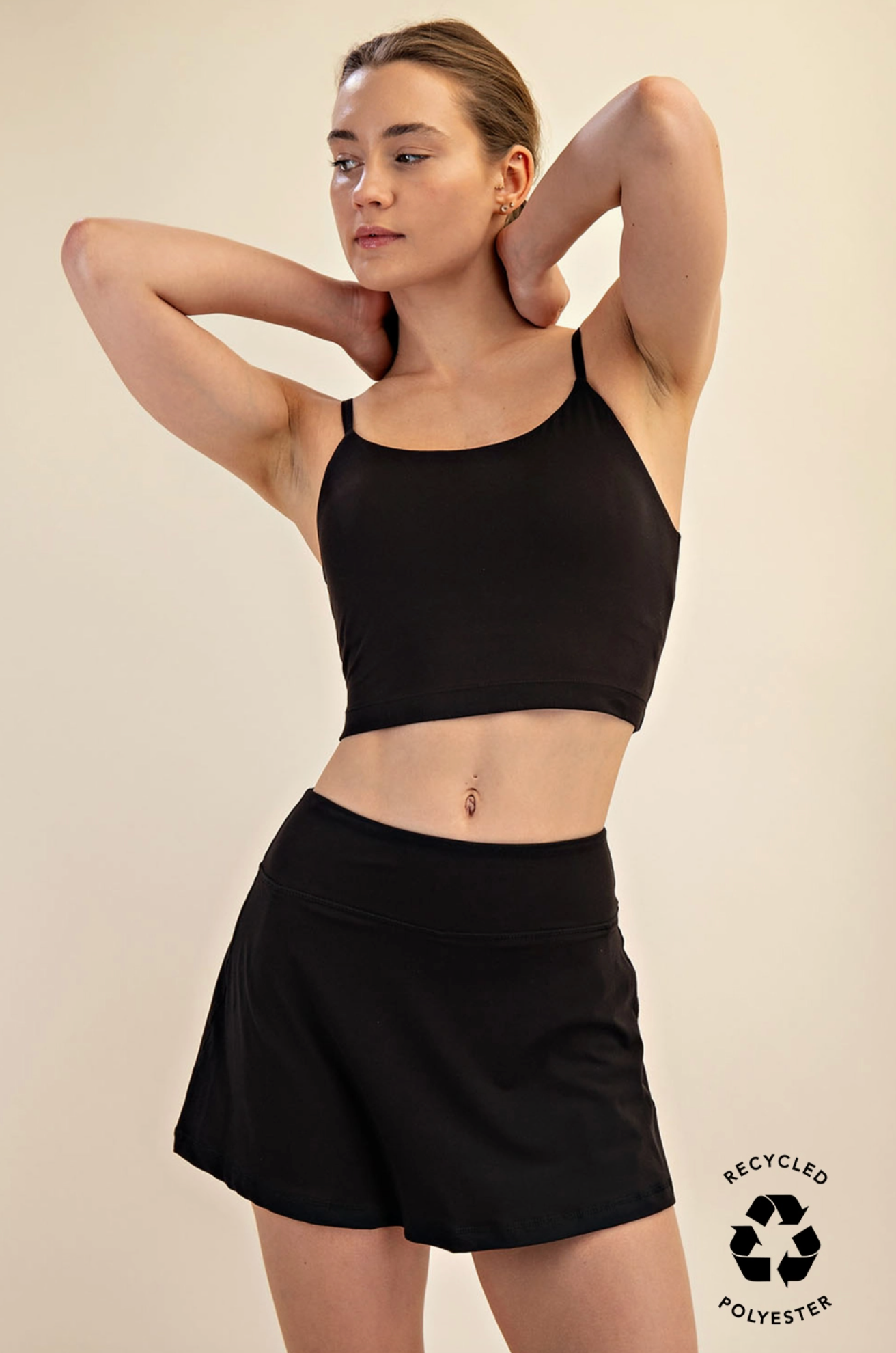 Black Butter Basic Skort