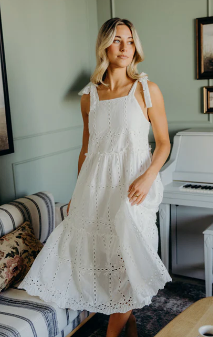 The Nara in White Eyelet