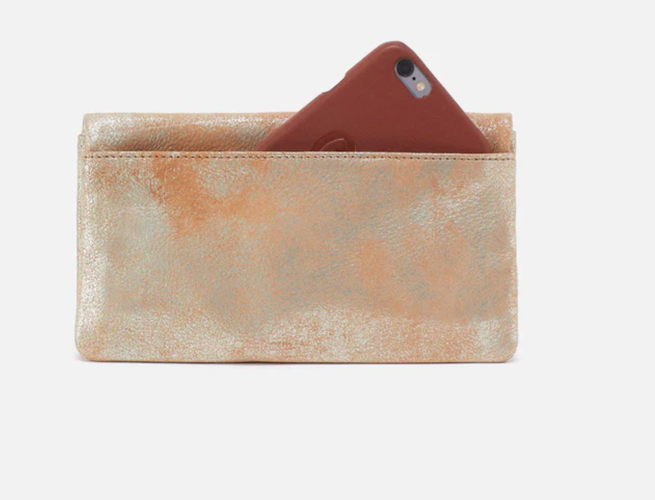 Lumen Wallet in Saddle Stardust