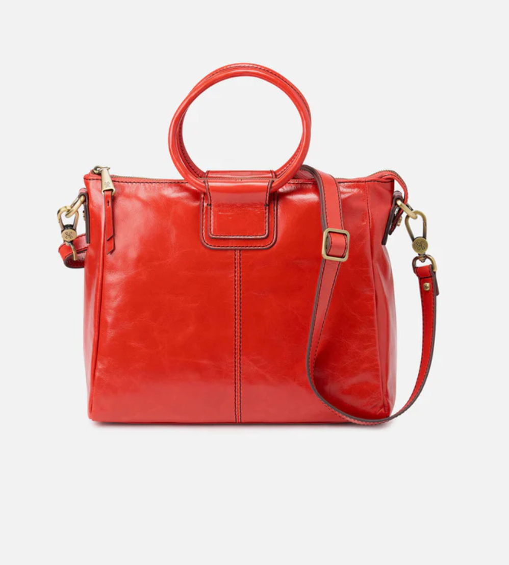 Sheila Medium Satchel Grenadine