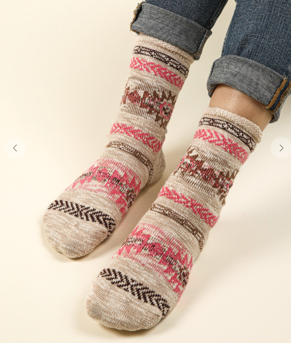 Heather Crew Socks