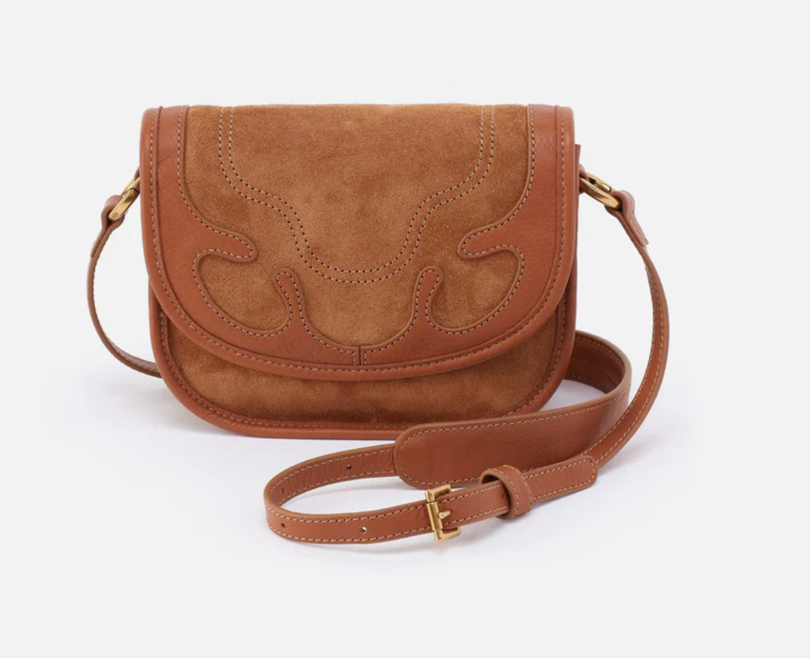 Kiva Small Crossbody in Oak Barrel