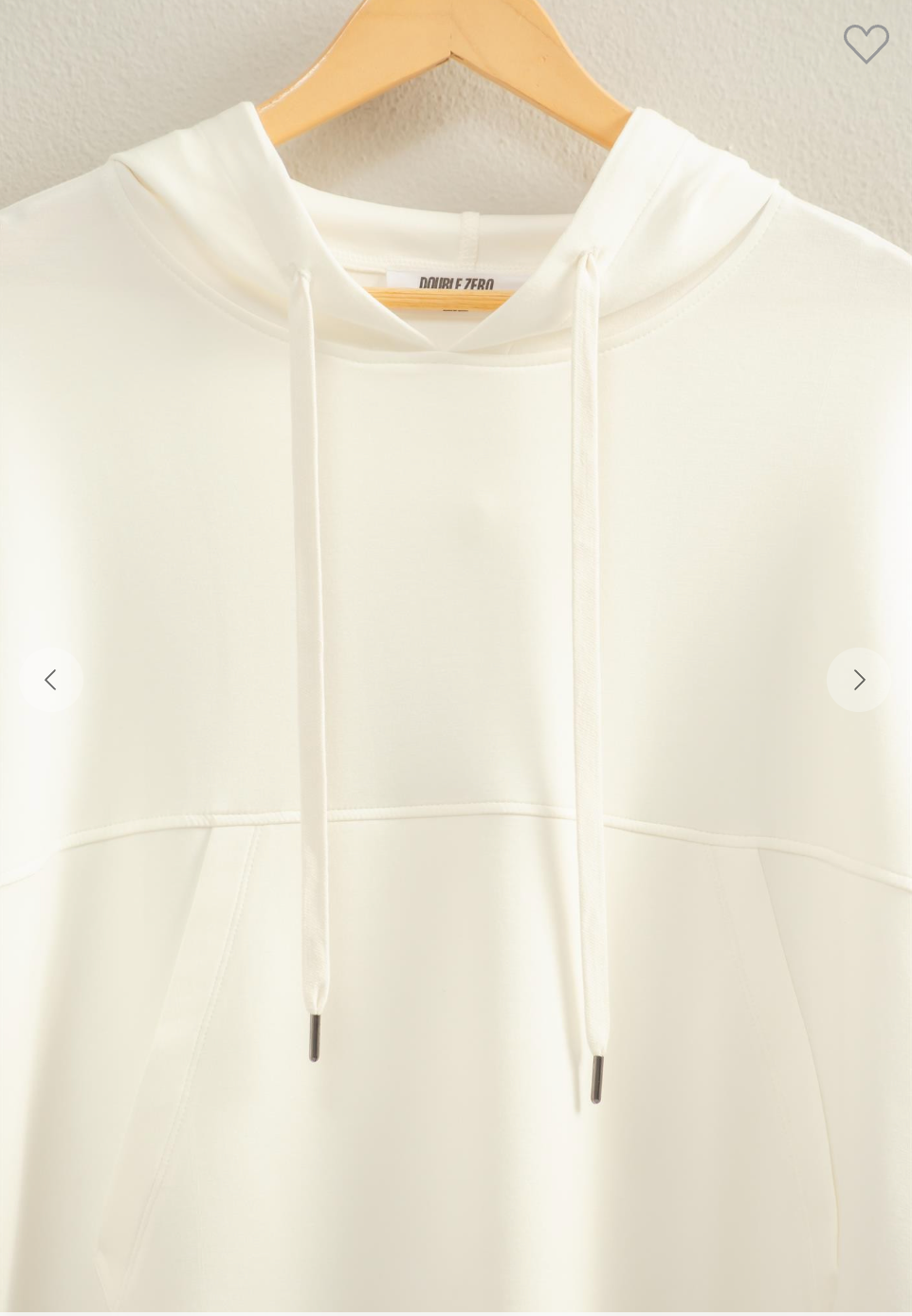 Kanga Hoodie in White