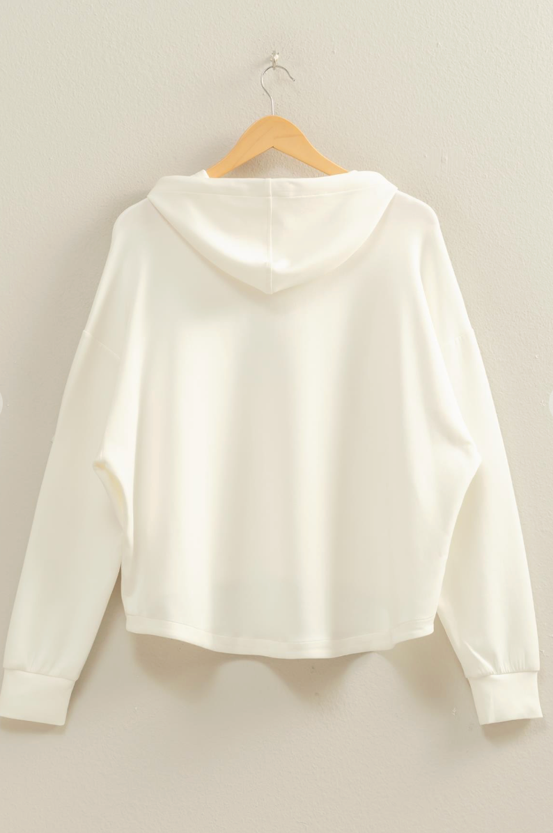 Kanga Hoodie in White