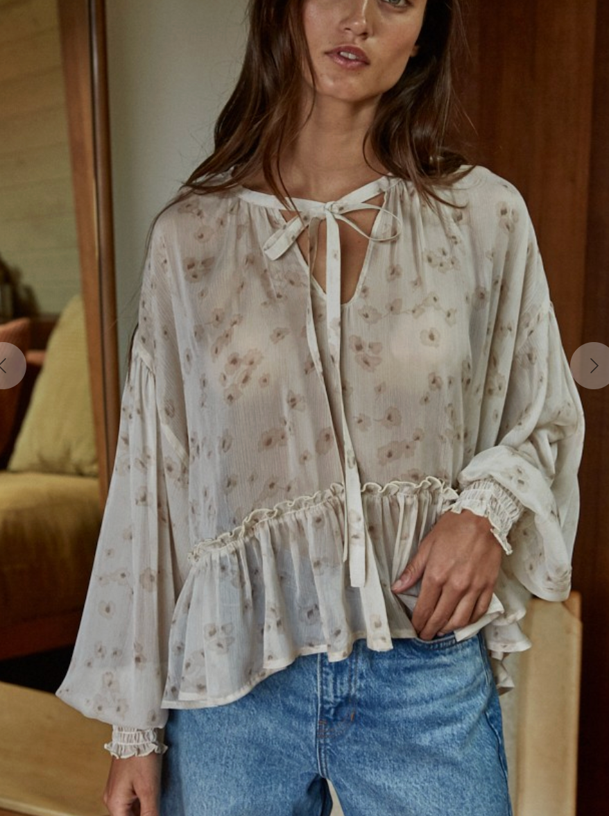 Floral Tea Date Top