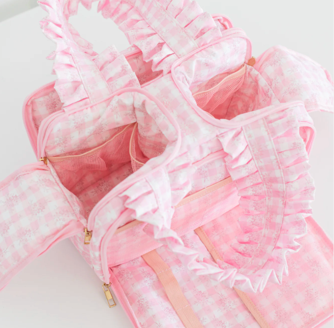 Ruffled Caddie Pink