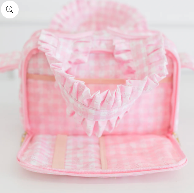 Ruffled Caddie Pink