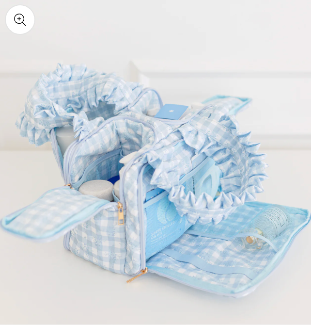 Ruffled Caddie Blue