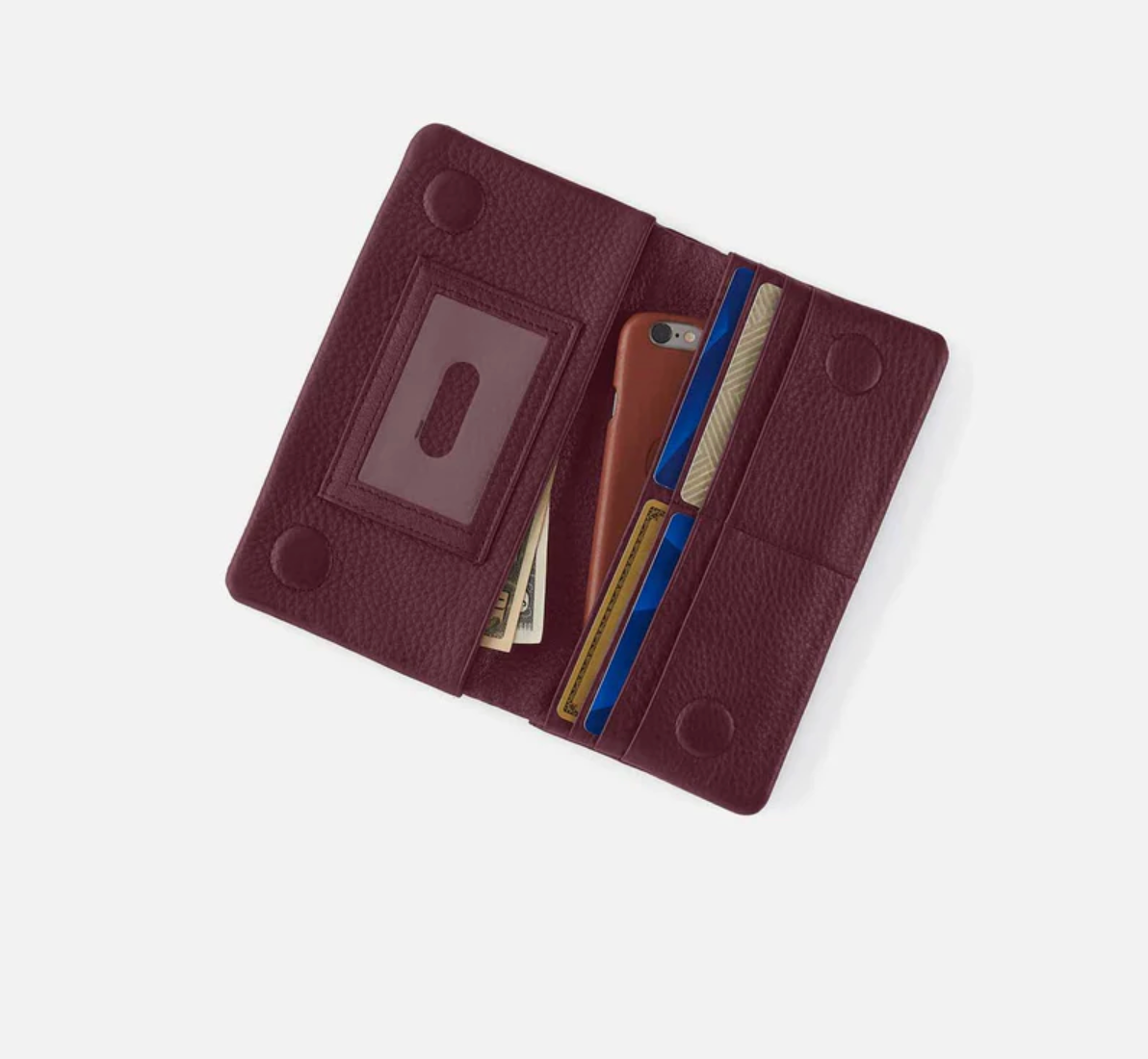 Lumen Wallet Mulberry Glaze