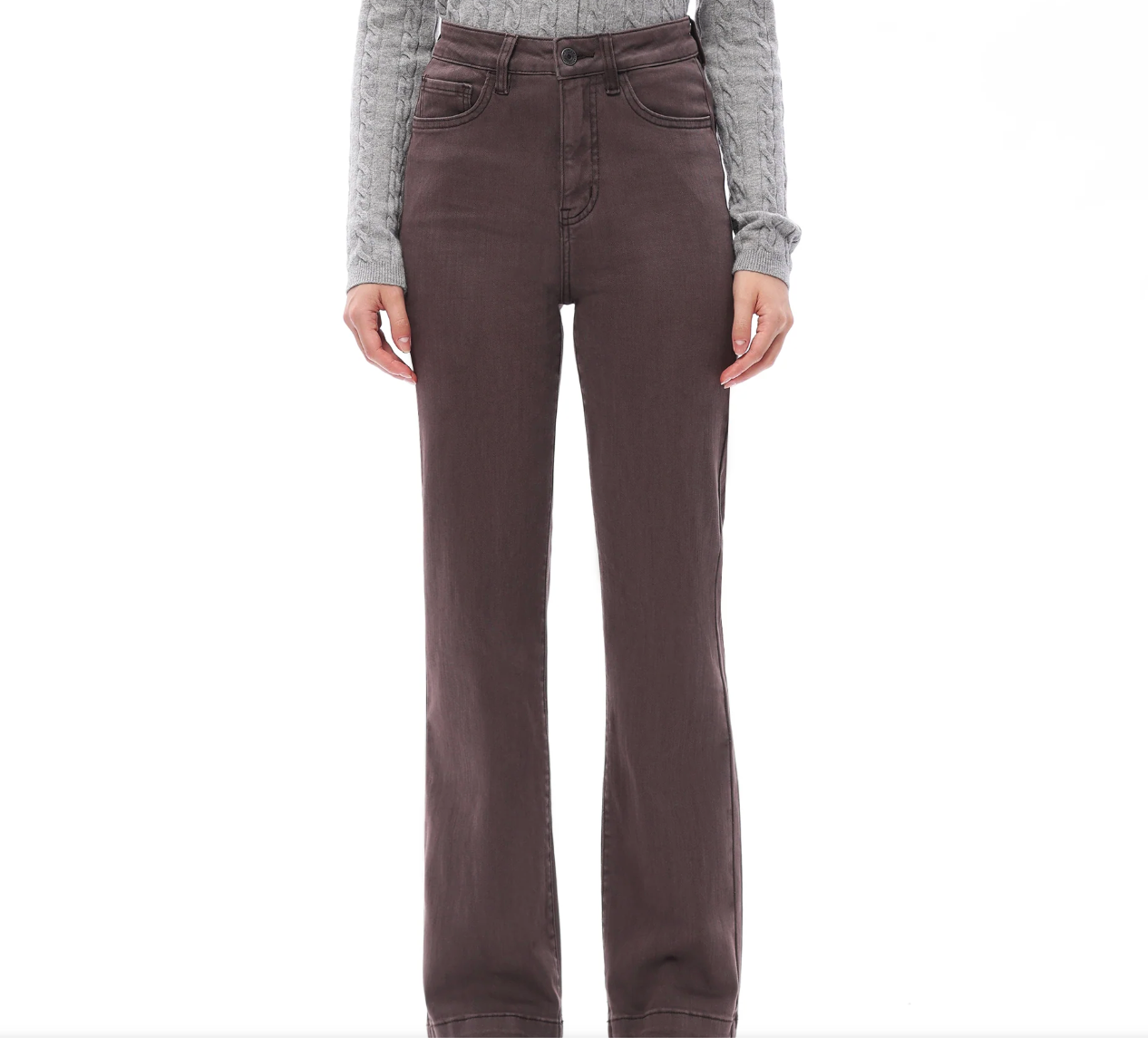 Samantha High Rise Bootcut Chocolate