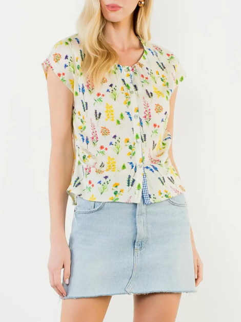 Flower Picking Top