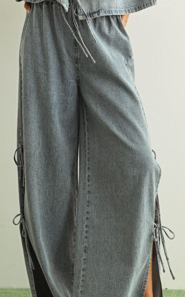 Tied Up Denim Pants