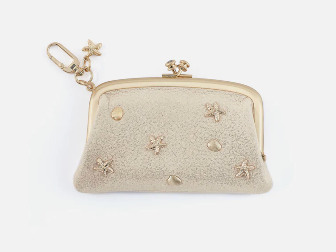 Cheer Frame Pouch Sand Shimmer