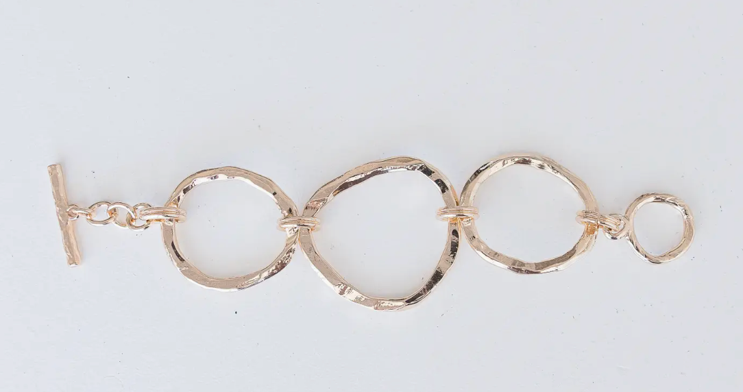 Darby Hammered Bracelet