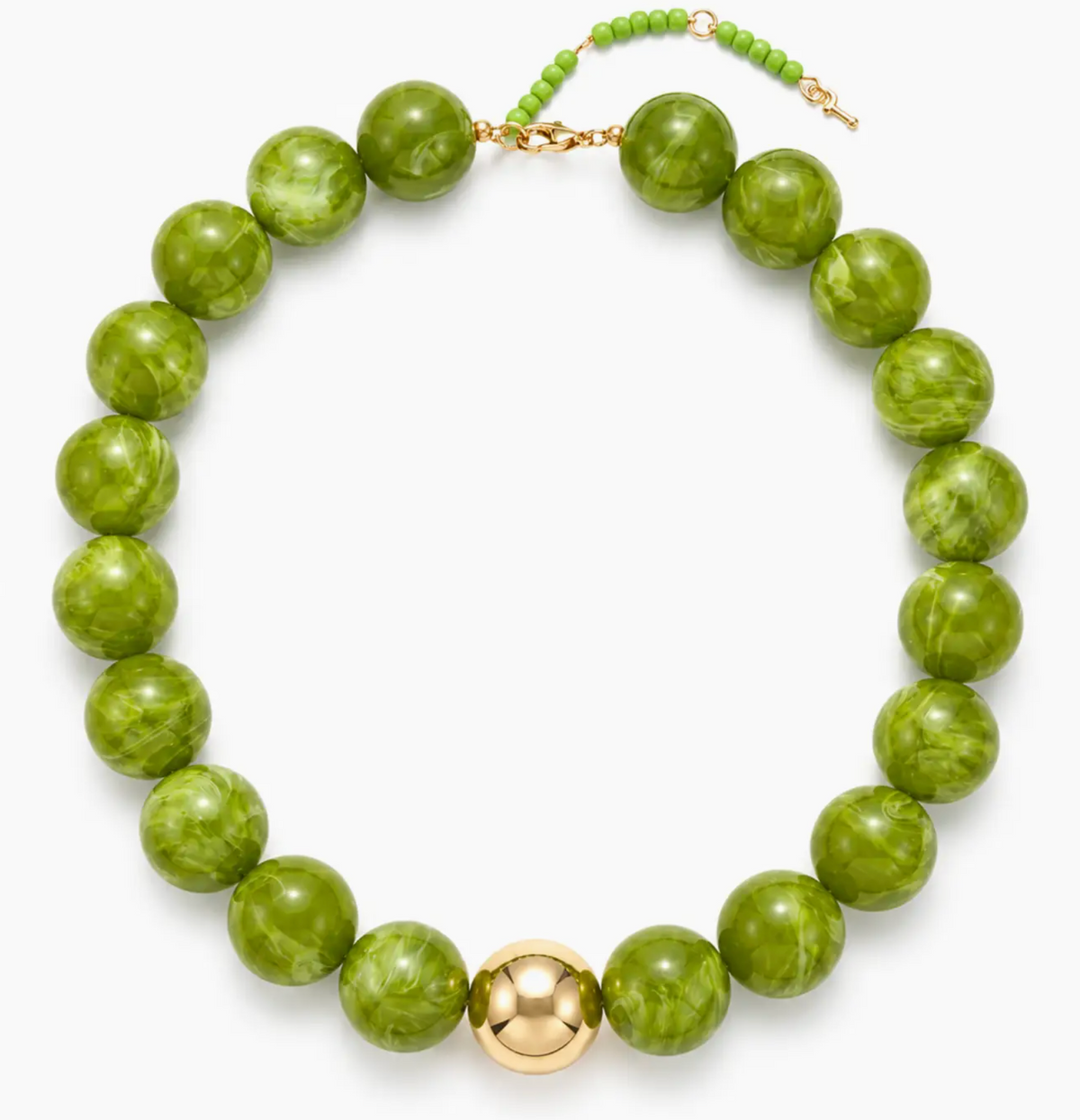 Green Beaded Necklace