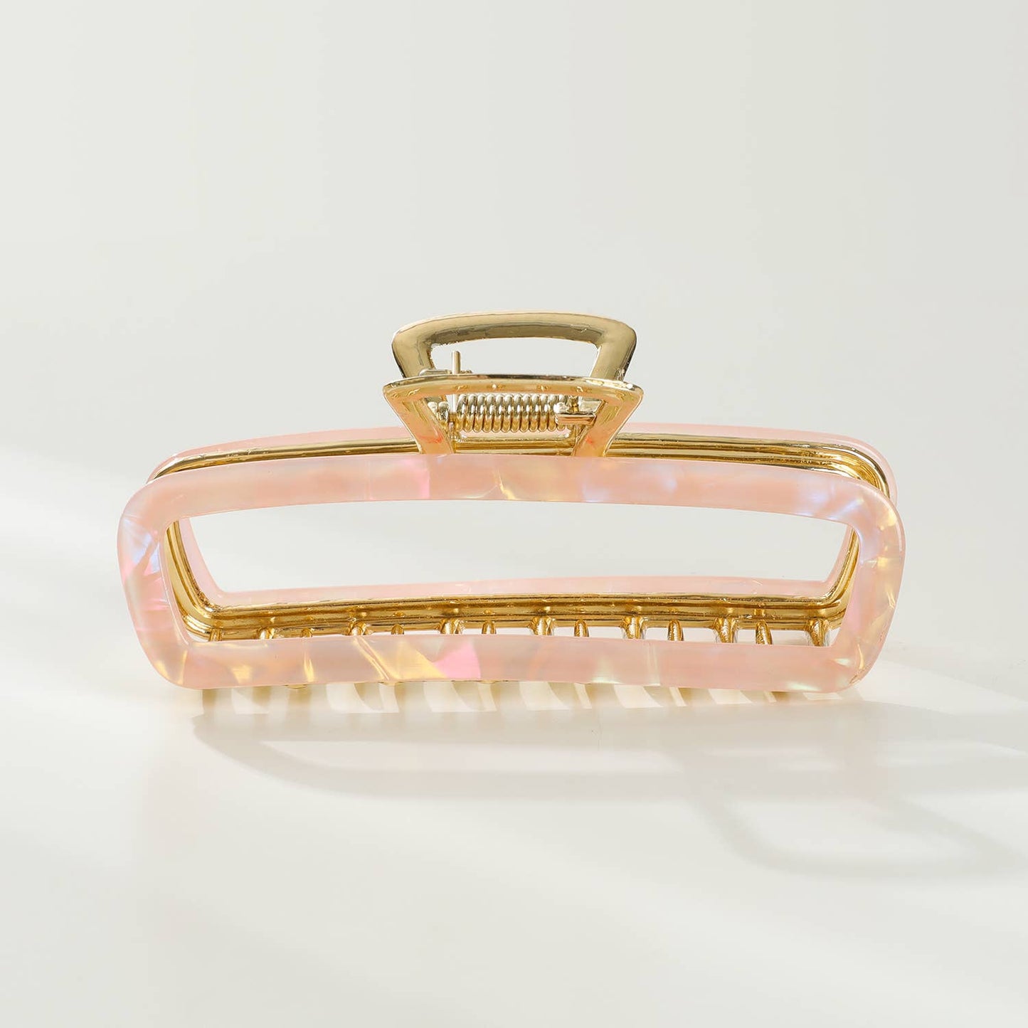Harlow Large Rectangle Metal Claw Clip