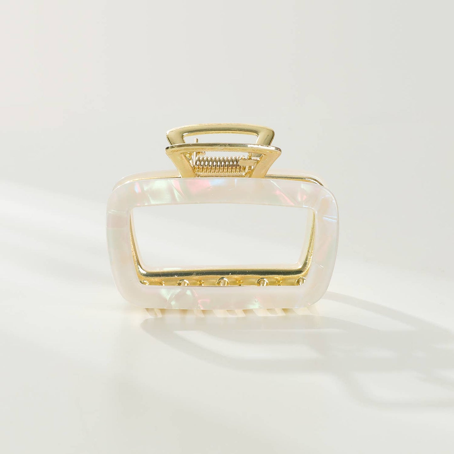Harlow Large Rectangle Metal Claw Clip