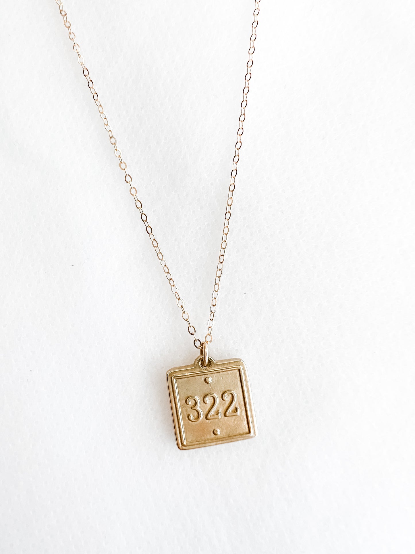 Lamentations 3:22 Necklace Petite