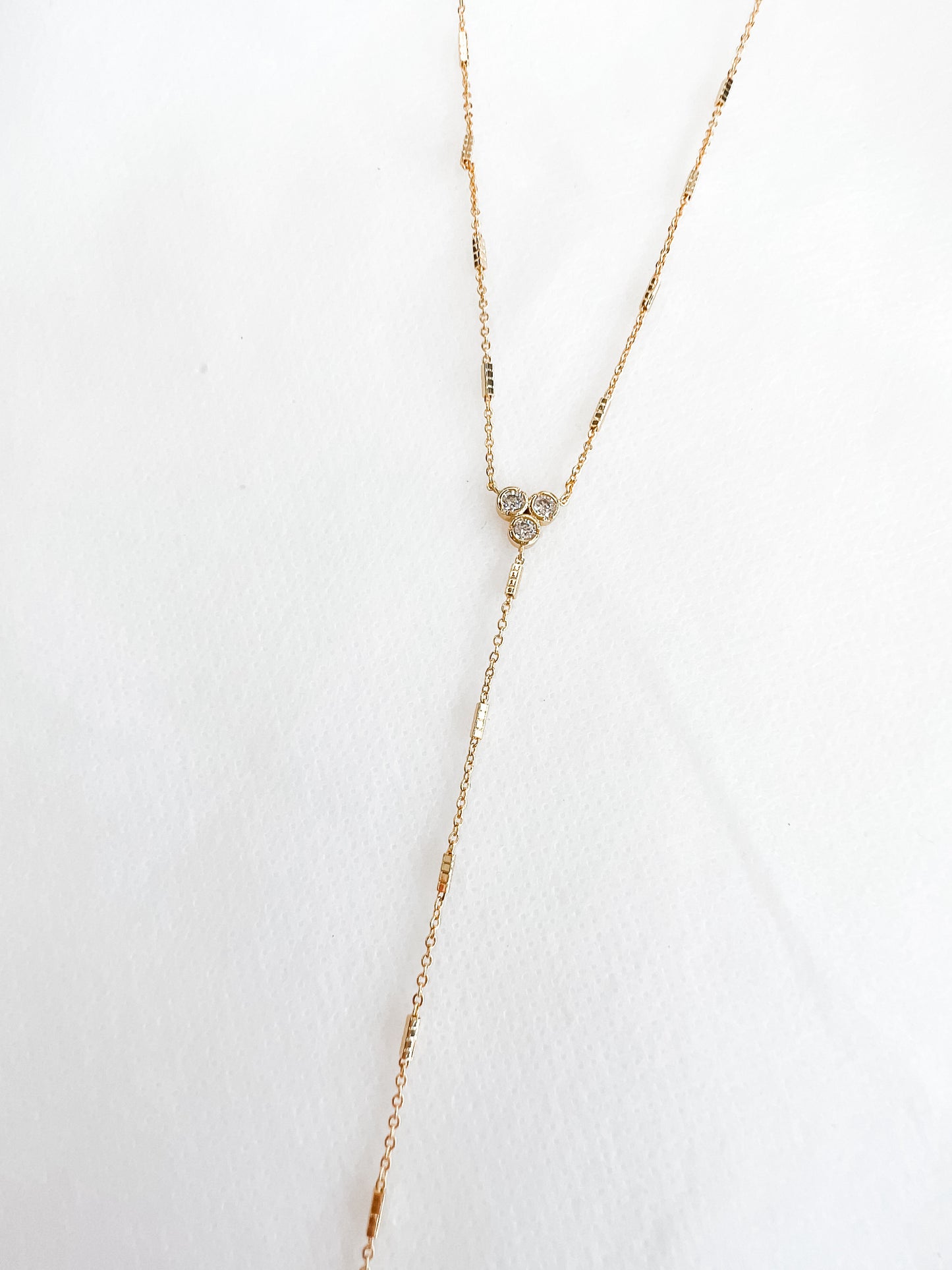 Shiny Lariat Necklace