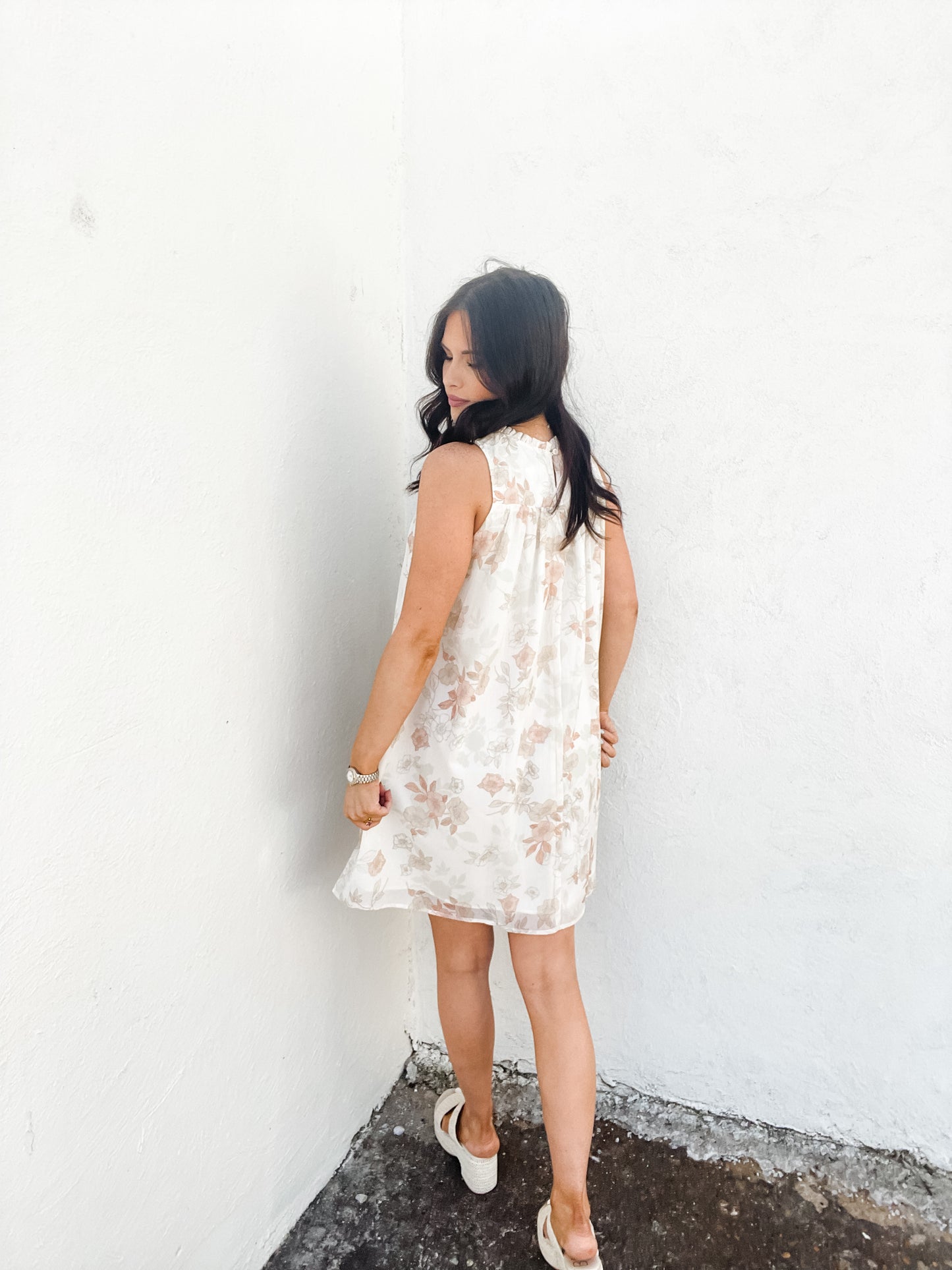 Natural Combo Dress