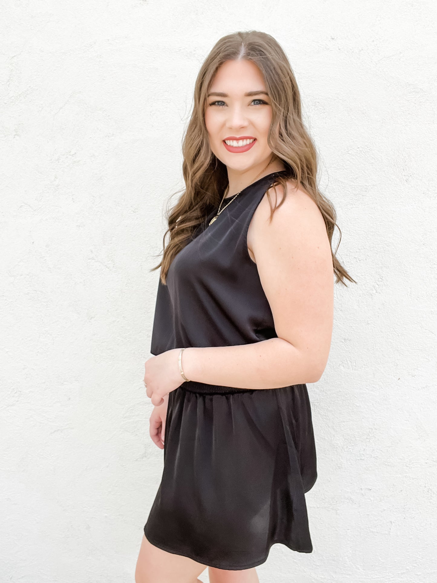Rachelle Satin Dress
