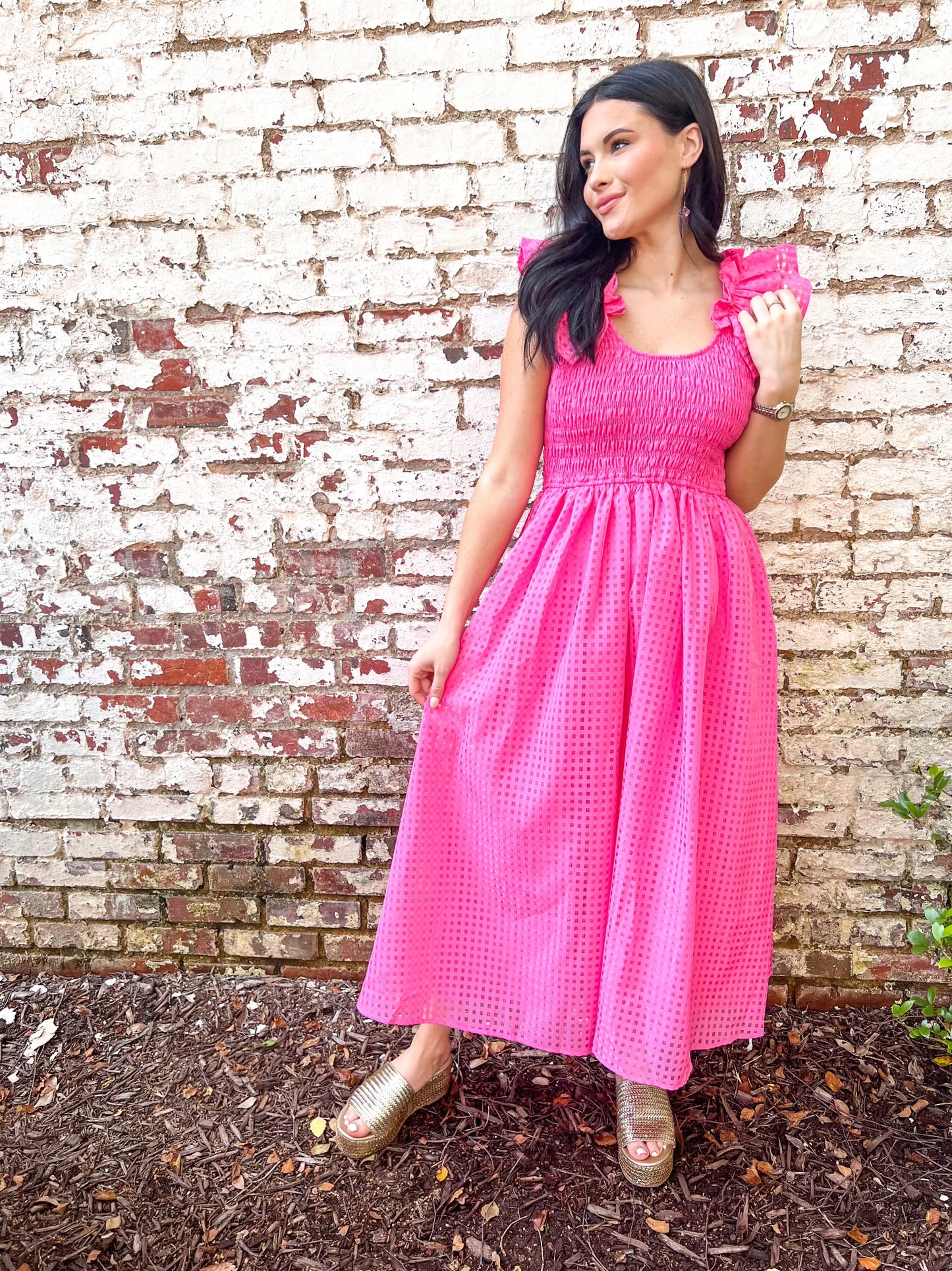 The Hot Pink Dress