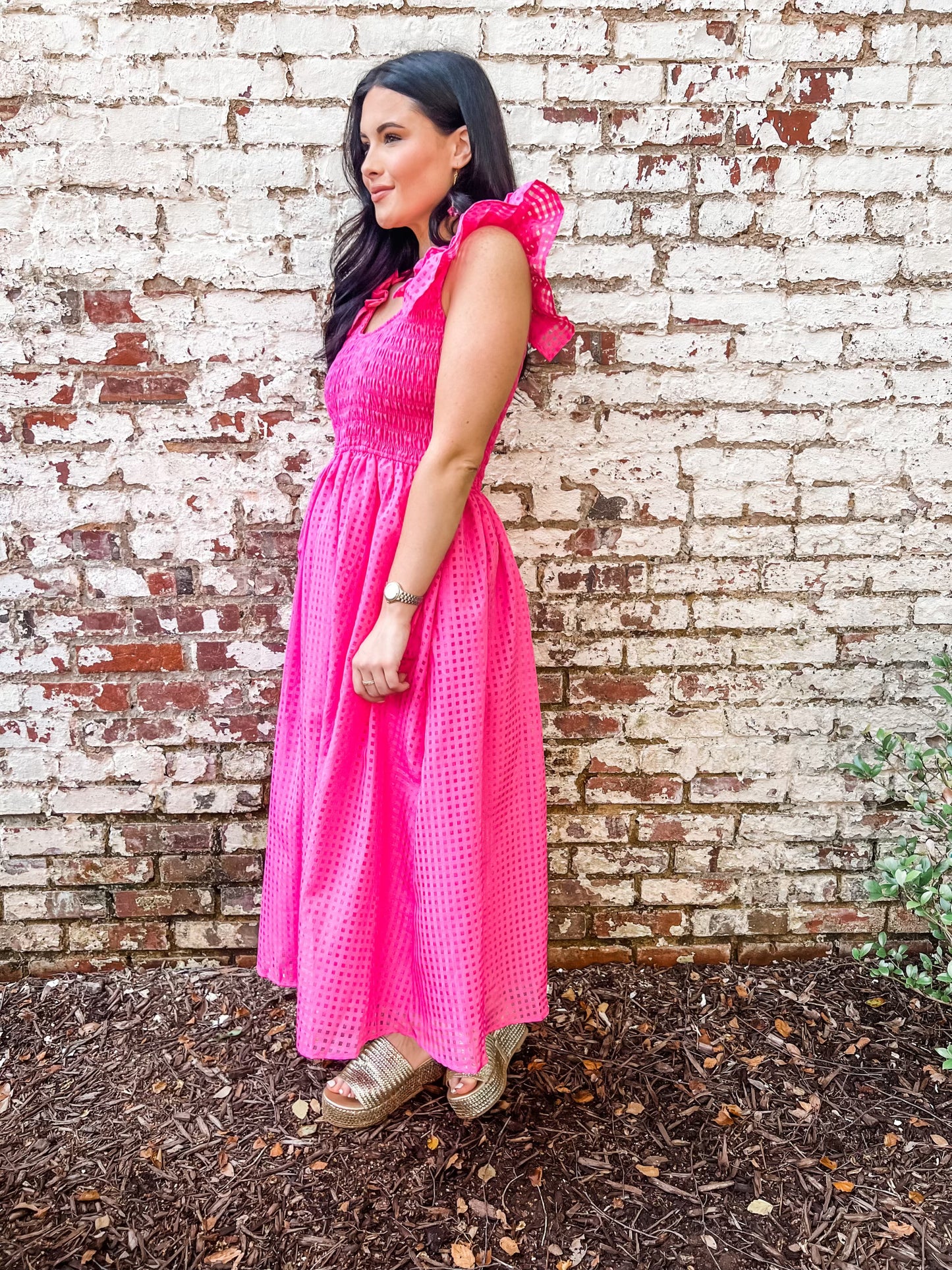 The Hot Pink Dress