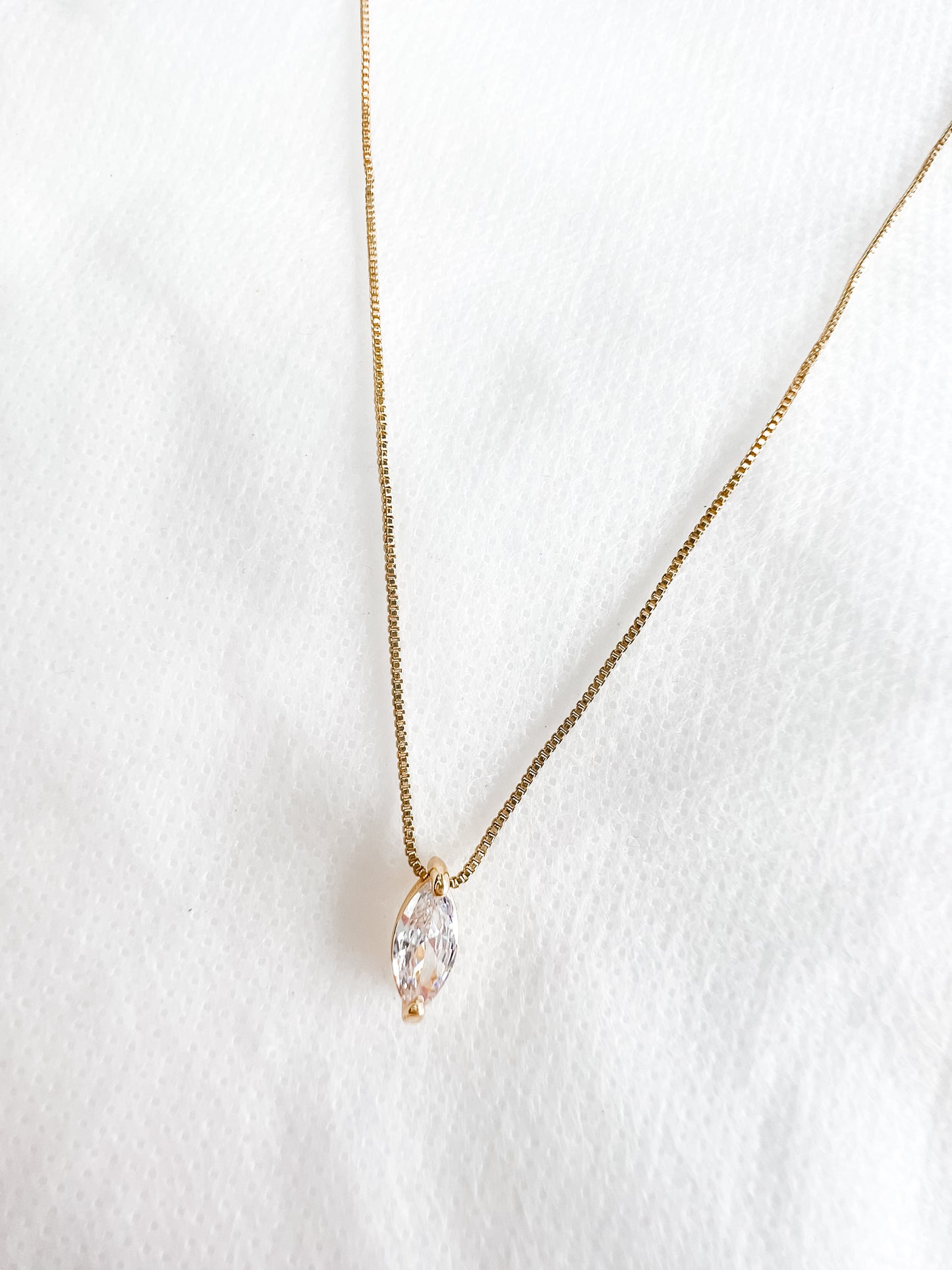 Marquise Slide Necklace