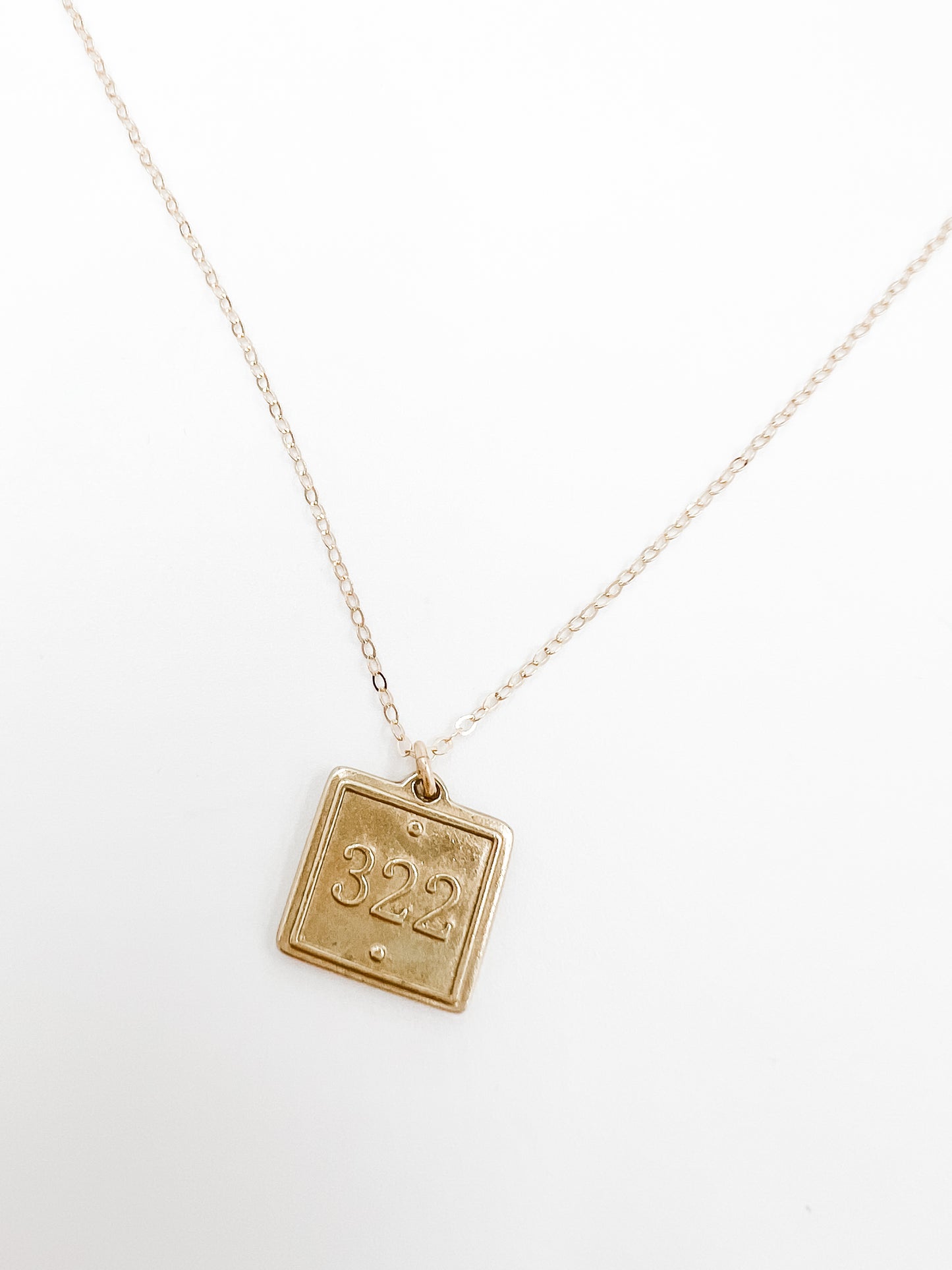 Lamentations 3:22 Necklace Petite