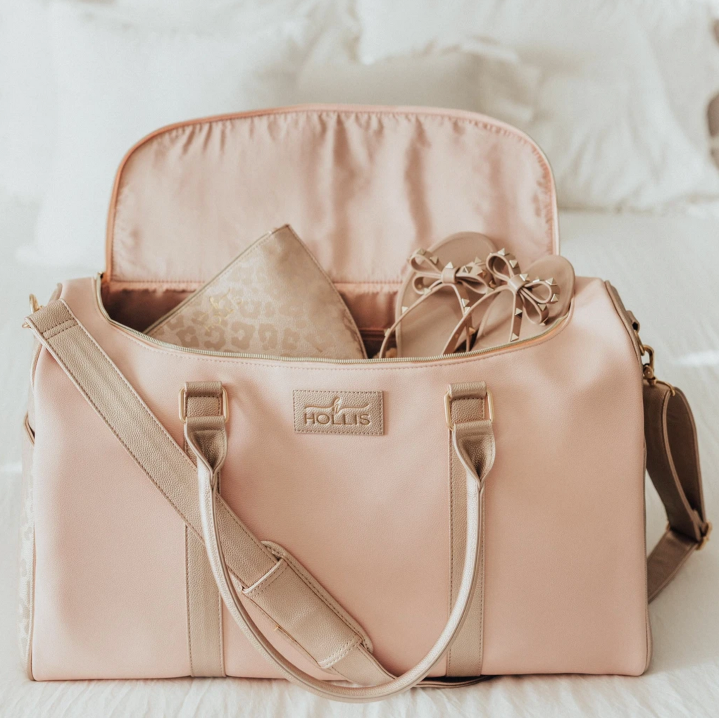 Lux Weekender Tote Nude