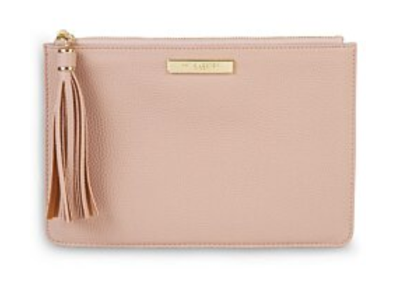 Sophia Tassel Pouch Pale Pink