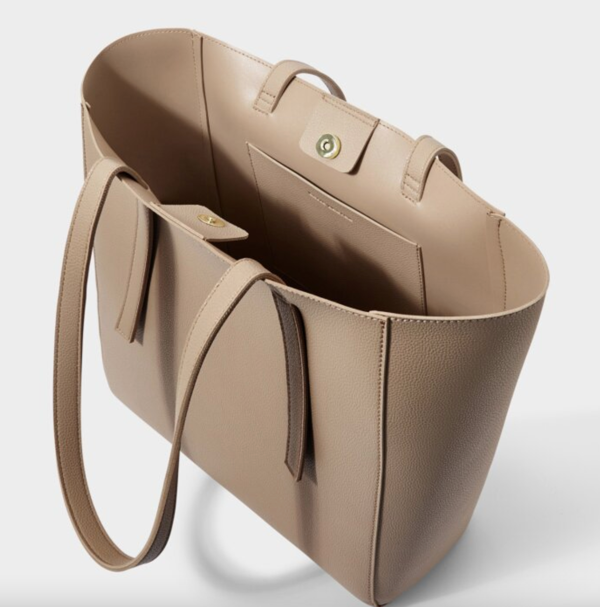 Emmy Tote Purse Taupe