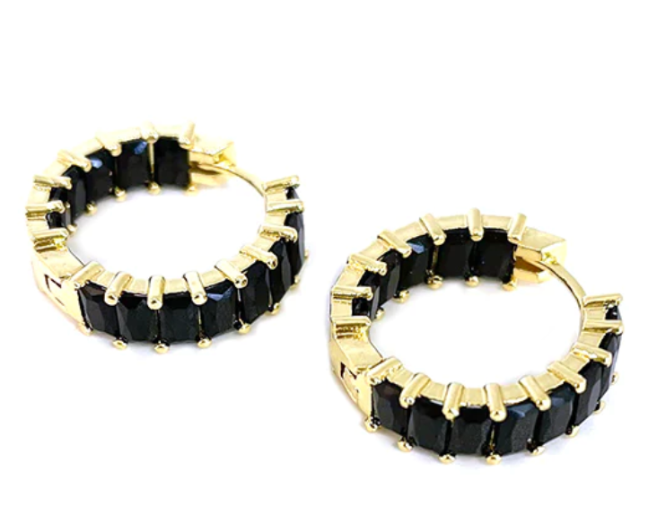 Nyla Earrings Black