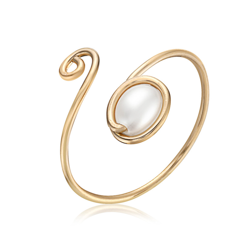 Pearl of My Heart Ring Silver
