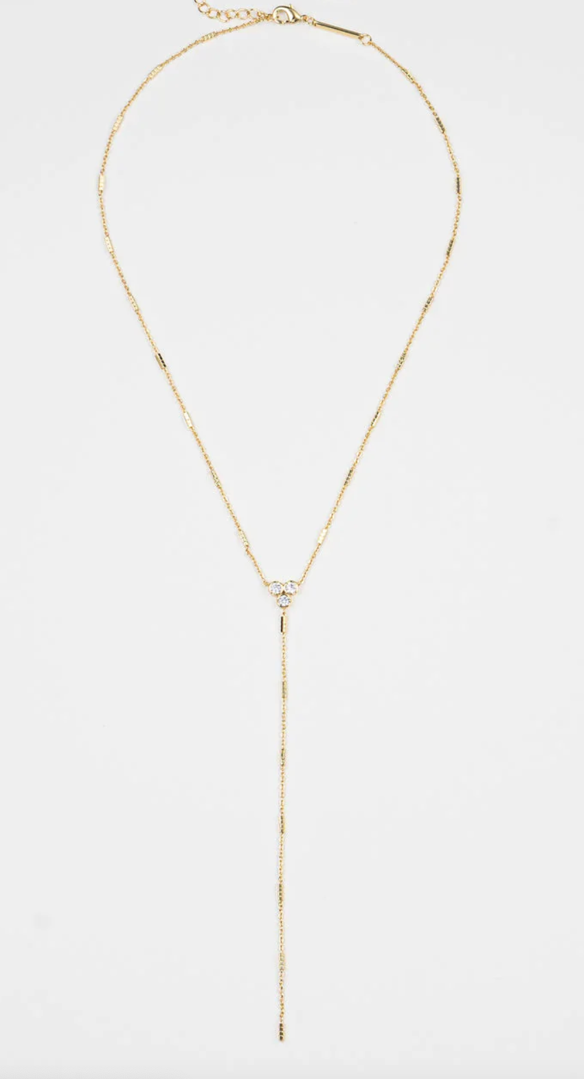 Shiny Lariat Necklace