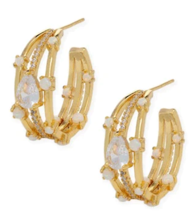 Opal Dream Hoops