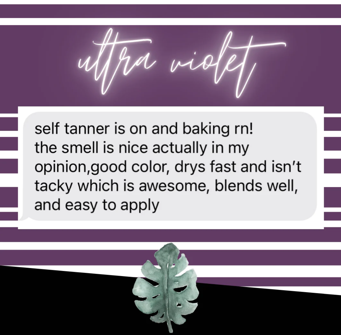 Ultra Violet Self Tanner