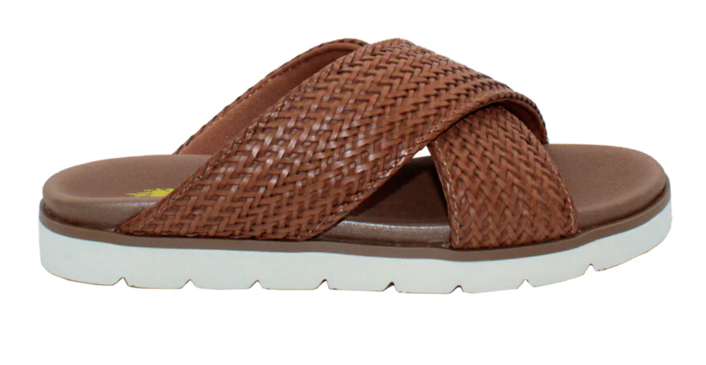 Aushan Tan Woven Sandal